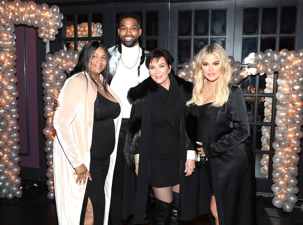 Andrea Thompson, Tristan Thompson, Kris Jenner, Khloe Kardashian Andrea Thompson, Tristan Thompson, Kris Jenner, Khloe Kardashian